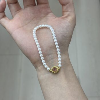 Freshwater pearl bracelet 4mm