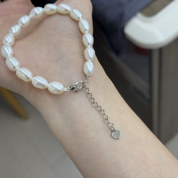 Freshwater pearl rice-shaped bracelet 6-7mm