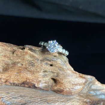 moissanite diamond ring