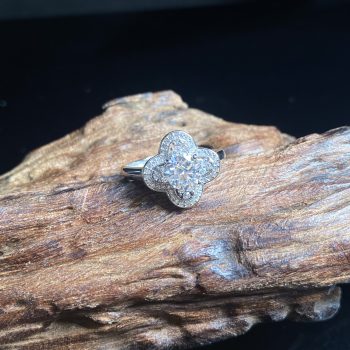 moissanite diamond ring