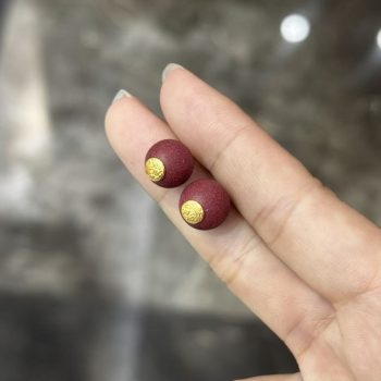 合香珠南极庆寿耳钉